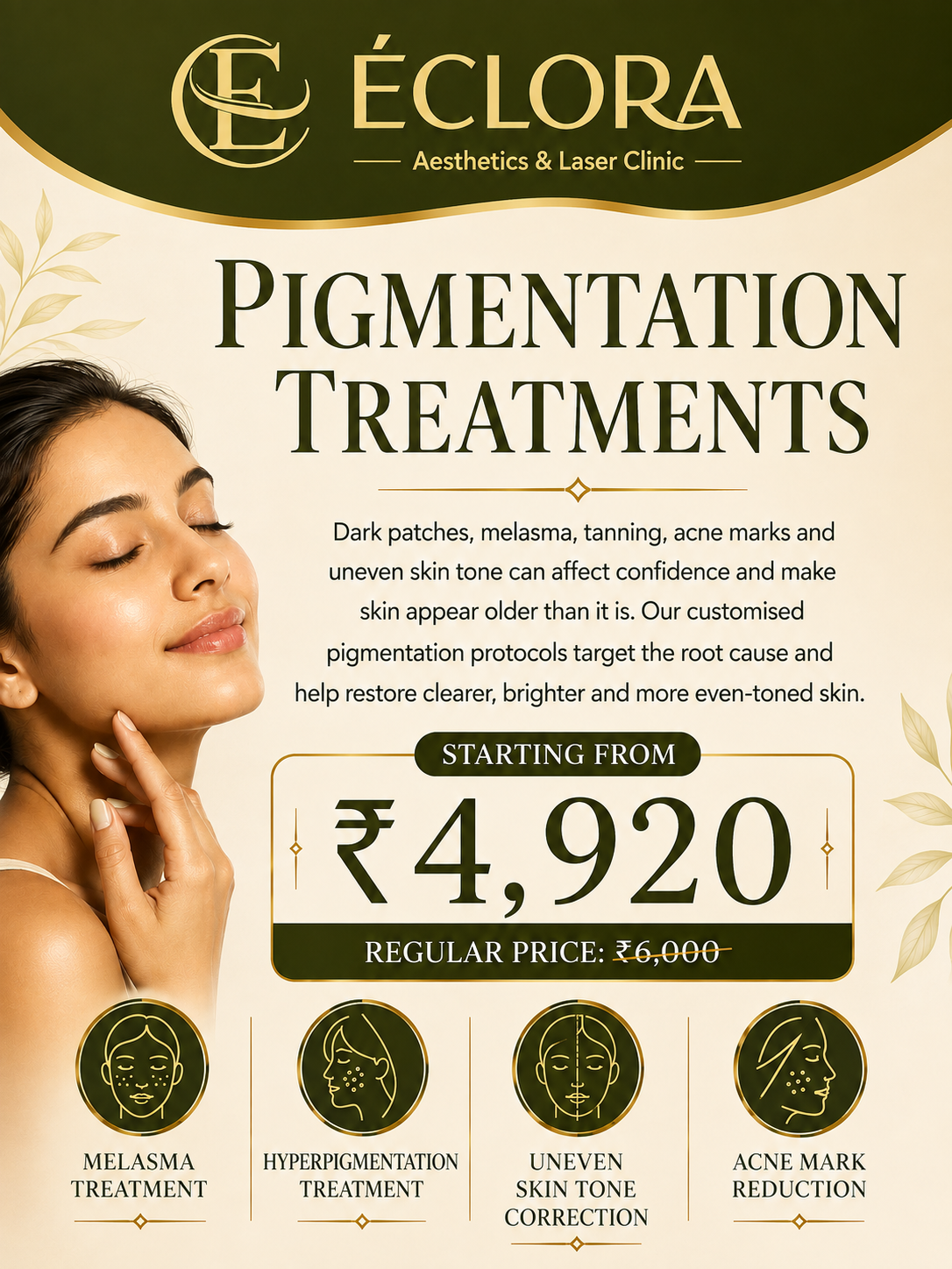 Pigmentation Treatments — offer details